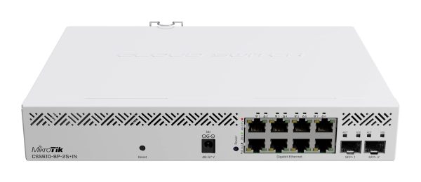 سوئیچ میکروتیک مدل CSS610-8P-2S+IN
